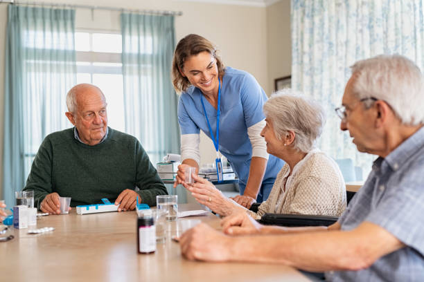 Medication support with caring staff